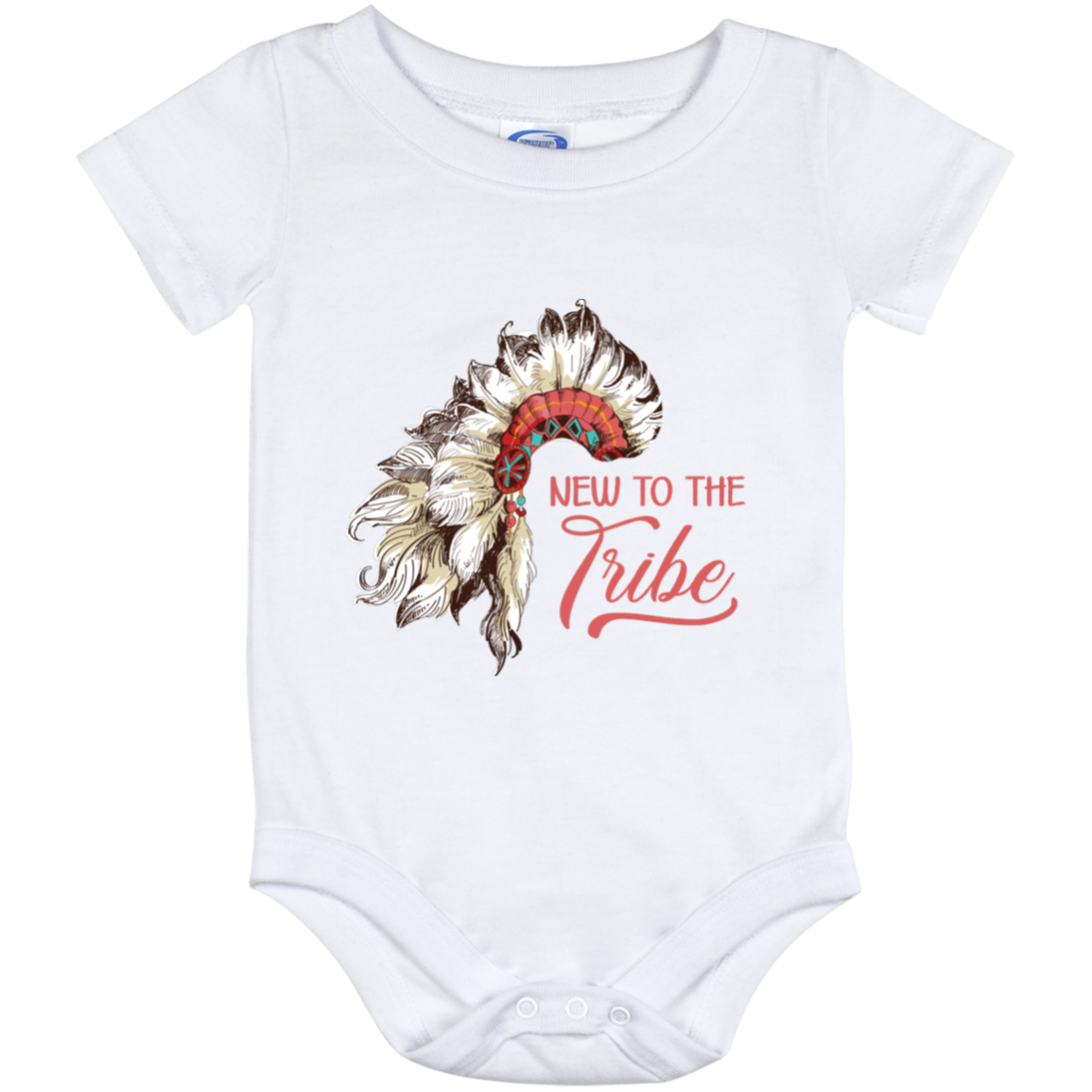 New To The Tribe Indigenous Baby Onesie - Toddler Baby Infant Bodysuit, White, Baby Onesie - 12 Month New To The Tribe Indigenous Baby Onesie - Toddler Baby Infant Bodysuit, White, Baby Onesie - 12 Month