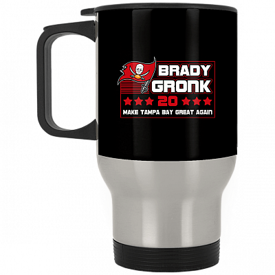 14 oz. Silver Travel Mug