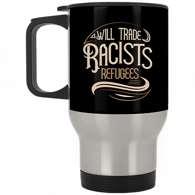 14 oz. Silver Travel Mug