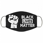 Black Lives Matter - Blm Anti Racism Face Mask Cover, White, Cloth Face Mask Black Lives Matter - Blm Anti Racism Face Mask Cover, White, Cloth Face Mask
