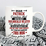 6VT. GẤP Not Biological Dad Personalized mk3