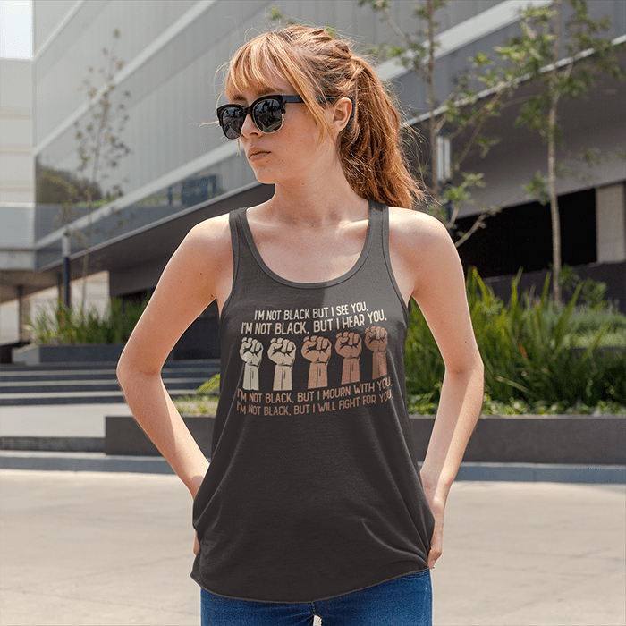 93 HG. I'm Not Black But I See You tank women mk