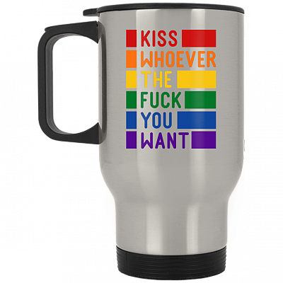 14 oz. Silver Travel Mug