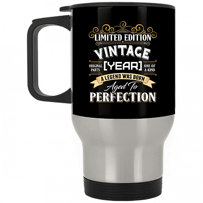 14 oz. Silver Travel Mug