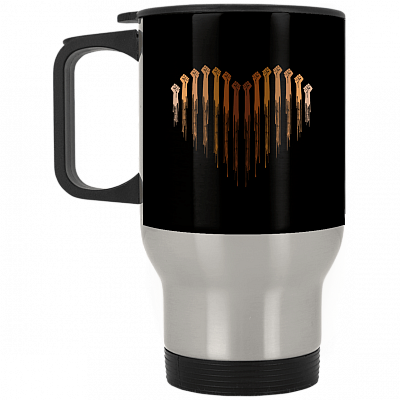 14 oz. Silver Travel Mug