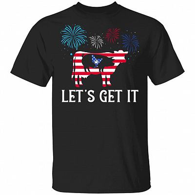 4th July Weed Get It, Black, Unisex T-Shirt