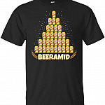 Funny Beeramid T-Shirt, Unisex T-Shirt, Black