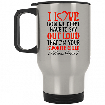 14 oz. Silver Travel Mug