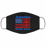 America Needs Jesus Washable Reusable Custom – Printed Cloth Face Mask Cover, White, Cloth Face Mask America Needs Jesus Washable Reusable Custom – Printed Cloth Face Mask Cover, White, Cloth Face Mask