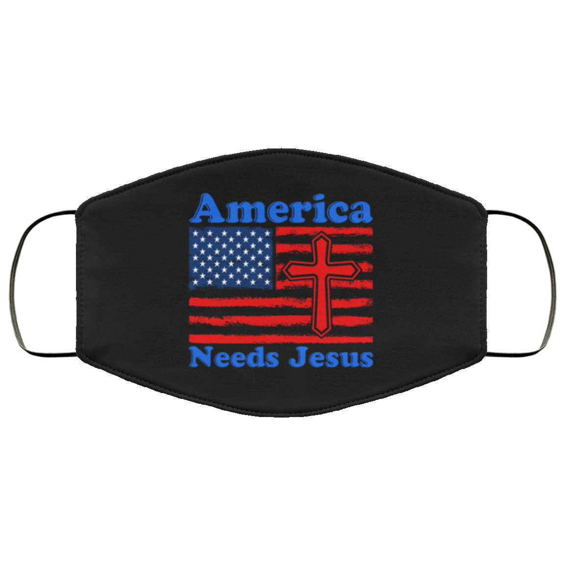 America Needs Jesus Washable Reusable Custom – Printed Cloth Face Mask Cover, White, Cloth Face Mask America Needs Jesus Washable Reusable Custom – Printed Cloth Face Mask Cover, White, Cloth Face Mask