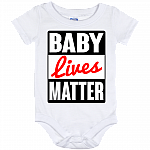 Baby Lives Matter - Anti Abortion Movement Baby Onesie - Baby Toddlers Bodysuit, White, Baby Onesie - 12 Month