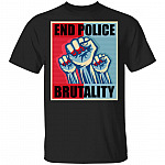 End Police Brutality T-Shirt - Blue Lives Murder Black Lives Matter Shirt, Black, Unisex T-Shirt