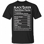 Black Queen Nutrition Facts T-Shirt - Black Women Power Shirt, Black, Unisex T-Shirt Black Queen Nutrition Facts T-Shirt - Black Women Power Shirt, Black, Unisex T-Shirt