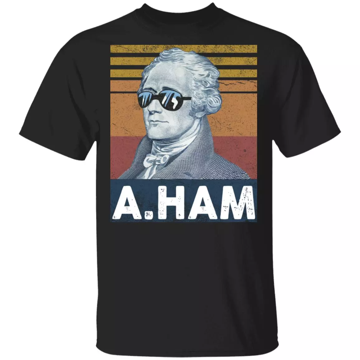 Vintage Hamilton T Shirt - Alexander Hamilton T Shirt - Musical Fan Shirt, Black, Unisex T-Shirt