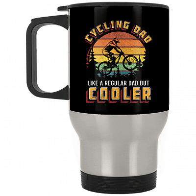 14 oz. Silver Travel Mug