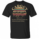 Funny Car Guy T-shirt - Car Guy Definition T-shirt - Carguy Shirt - Vintage Car Shirt, Black, Unisex T-Shirt