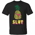 Pineapple Slut Funny Holt Brooklyn 99 Pink T-Shirt, Black, Unisex T-Shirt
