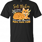 Soft Flerken Warn Flerken Deadly Ball of Fur Hungry Flerken Vicious Flerken Purr Purr T-Shirt, Unisex T-Shirt, Black