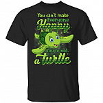 You Can't Make Everyone Happy You're Not A Turtle T-Shirt - Youth Shirt For Kids - Turtle Lover Shirt, Black, Unisex T-Shirt