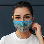 5VT. Be Kind Sea Turtle Mask mockup