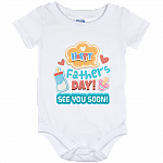See You Soon Baby Onesie – Baby Annoucement Baby Toddlers Bodysuit, White, Baby Onesie - 12 Month