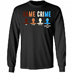 Same Crime Anti Racism Gift Hoodie - Sweatshirt, Black, Long Sleeve