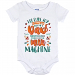 The Pure Joy of Seeing You Become a Dad Make Me Forget I'm an Exhausted Machine Baby Onesie Gift For New Dad, White, Baby Onesie - 12 Month