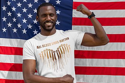 All-Black-Lives-Matter-Hands-Up-T-Shirt-I-Can't-Breathe-Justice-Shirt-t-shirt-mockup-of-a-man-posing-with-the-usa-flag