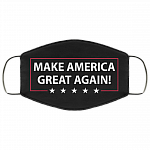 Make America Great Again Cloth Face Mask, Black, Cloth Face Mask