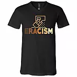 Eracism Radical Justice T-Shirt V-Neck, Black, V-Neck T-Shirt