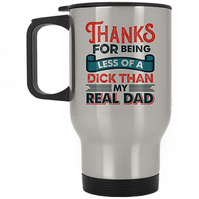 14 oz. Silver Travel Mug