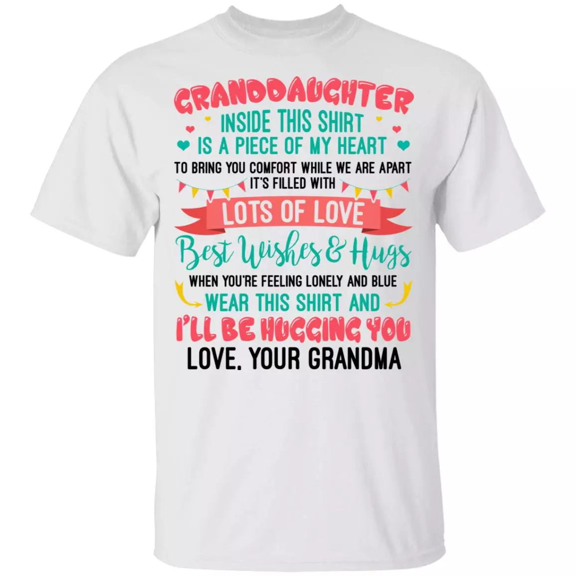 Granddaughter Inside This Shirt Is A Piece Of My Heart To Bring You Comfort Youth T-Shirt - Granddaughter Gifts, White, Youth T-Shirt Granddaughter Inside This Shirt Is A Piece Of My Heart To Bring You Comfort Youth T-Shirt - Granddaughter Gifts, White, Youth T-Shirt