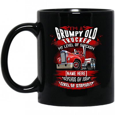 11 oz. Black Mug