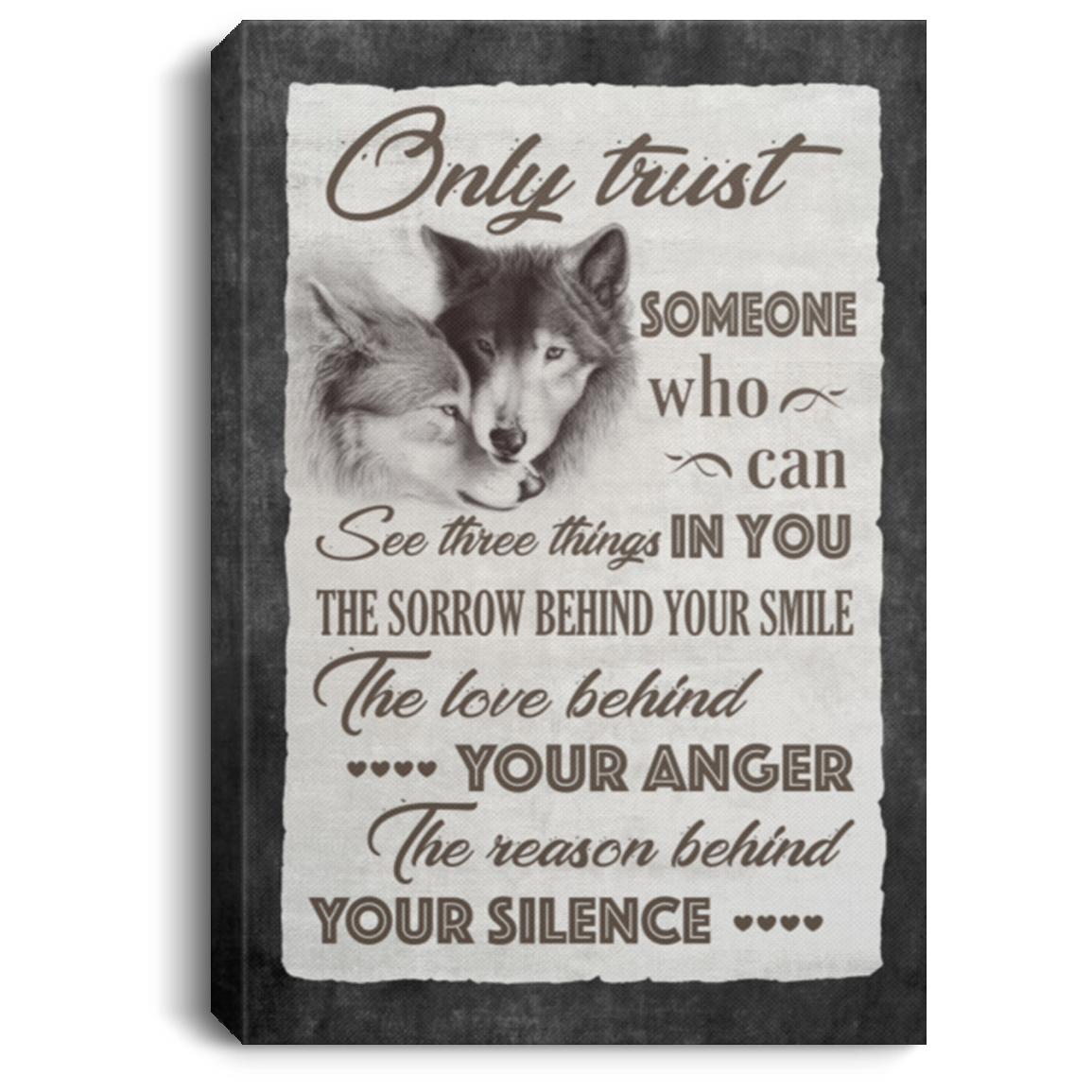 Portrait CANVAS - POSTER Template (OFFICIAL), White, 0.75'' Framed Canvas