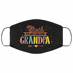 Blessed To Be Called Grandpa Washable Reusable Custom - Funny Grandpa Printed Cloth Face Mask Cover, Black, Cloth Face Cover Blessed To Be Called Grandpa Washable Reusable Custom - Funny Grandpa Printed Cloth Face Mask Cover, Black, Cloth Face Cover