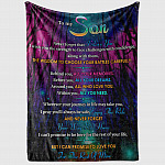 1VT. To My Son Behind You Blanket mockup