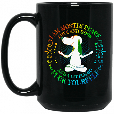15 oz. Black Mug