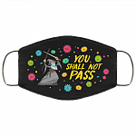 You Shall Not Pass Gandalf Wearing Mask Washable Reusable Custom - Printed Cloth Face Mask Cover, Black, Cloth Face Cover You Shall Not Pass Gandalf Wearing Mask Washable Reusable Custom - Printed Cloth Face Mask Cover, Black, Cloth Face Cover