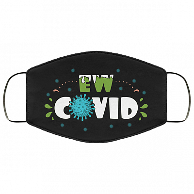 Ew Covid Washable Reusable Custom – Printed Cloth Face Mask Cover, Black, Cloth Face Cover