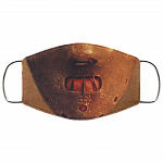 Hannibal Lecter Silence of the Lamb Washable Reusable Custom - Printed Cloth Face Mask Cover, White, Cloth Face Mask