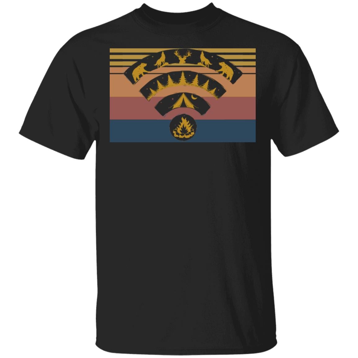 Let's Wander Where The WiFi Weak Camping Connectivity T-Shirt - Happy Camper Strong Camping Connection Shirt, Black, Unisex T-Shirt Let's Wander Where The WiFi Weak Camping Connectivity T-Shirt - Happy Camper Strong Camping Connection Shirt, Black, Unisex T-Shirt