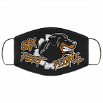 Six Feet People Rottweiler Washable Reusable Custom - Funny Rottweiler Printed Cloth Face Mask Cover, Black, Cloth Face Cover