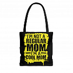 I'm Not a Regular Mom I'm a Cool Mom All Over Print Tote Bag - Shoulder Bag - Reusable Grocery Shopping Bag