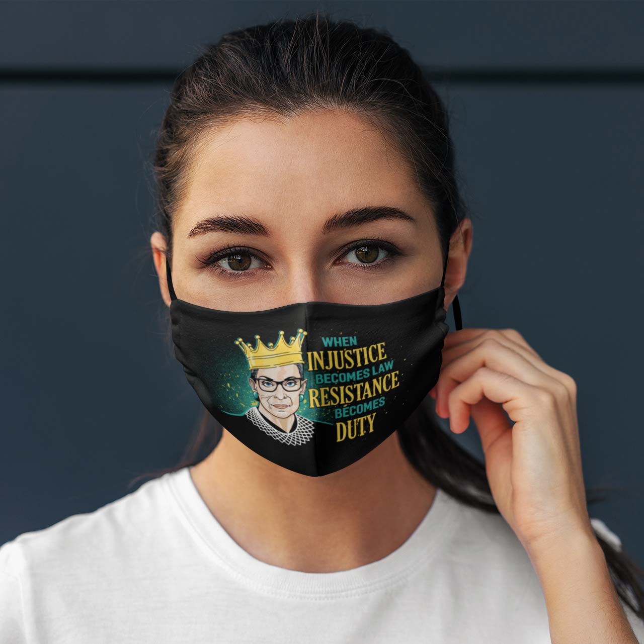 Injustice Law Mask When Injustice Law Face Mask CubeBik