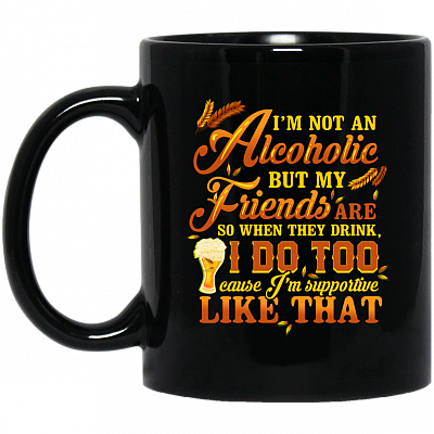 11 oz. Black Mug