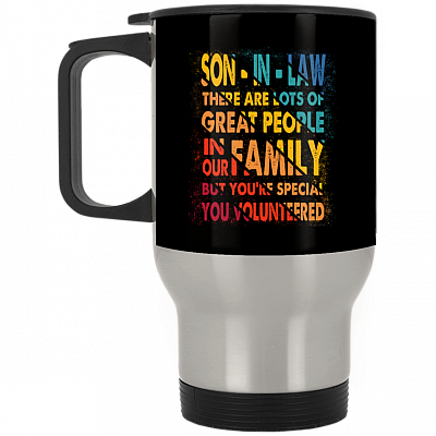14 oz. Silver Travel Mug