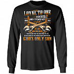 Loyal to One Jesus Is the Way the Life the Truth God's Only Son Hoodie - Sweatshirt, Black, Long Sleeve