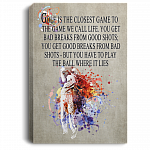 Portrait CANVAS - POSTER Template (OFFICIAL), White, 0.75'' Framed Canvas