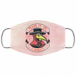 Mask It Or Casket Washable Reusable Custom – Printed Cloth Face Mask Cover - Plague Doctor Mask, White, Cloth Face Mask