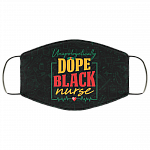 Unapologetically Dope Black Nurse Washable Reusable Custom - Printed Cloth Face Mask Cover, Black, Cloth Face Cover Unapologetically Dope Black Nurse Washable Reusable Custom - Printed Cloth Face Mask Cover, Black, Cloth Face Cover